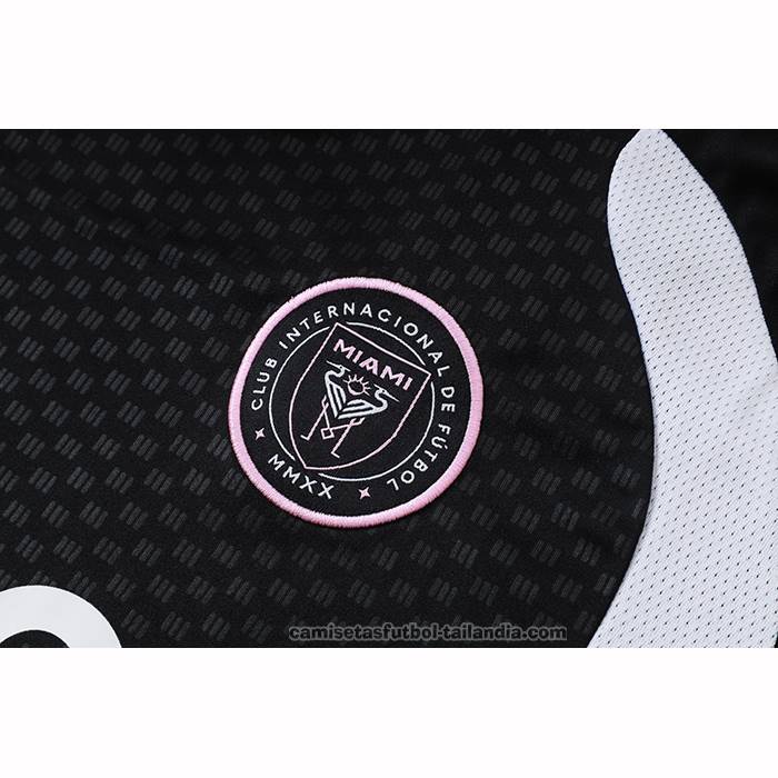 Chandal del Inter Miami Manga Corta 26/27 Negro - Pantalon Corto